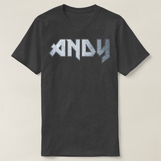 T-shirt Metal lourd Andy (Design devant)