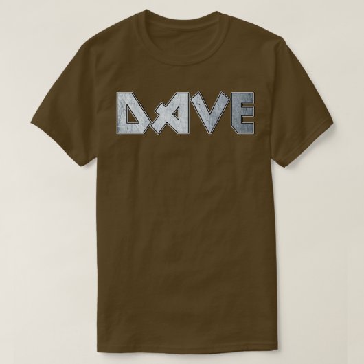 T-shirt Metal lourd Dave (Design devant)