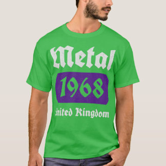 T-shirt Metal Music 1968 Vintage