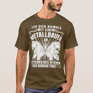 T-shirt Métal Ouvriers Et Métal Construction Métal Dit