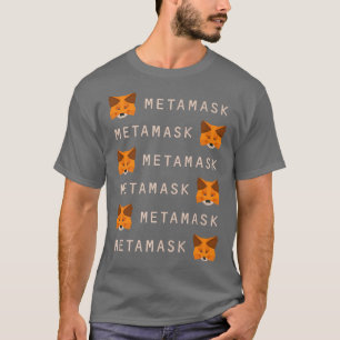 T-shirt MetaMask FoDeFi Crypto Wallet pour Ethereum & Puls