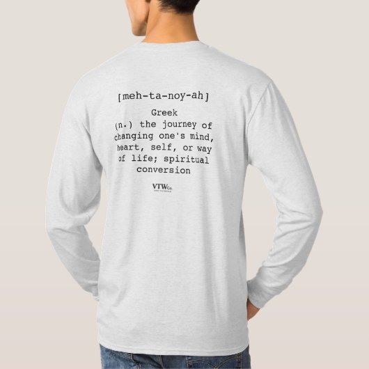 T-shirt Métanoia Basique à manches longues (Dos)