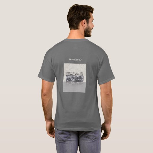 t-shirt métaphore_2_reflet (Dos entier)