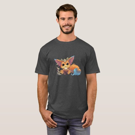 T-shirt Mete Primitive Fox Guerrier (Devant entier)