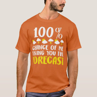 T-shirt Météo amusante Prévisions Tee - shirts Humours Cad