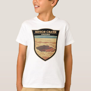 T-shirt Meteor Crater Arizona Travel Art Vintage