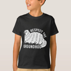 T-shirt Météorologie Drôle Respecter La Fête De La Marmott