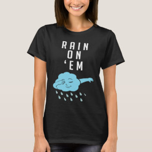 T-shirt Météorologie Pluie Nuage Weatherman Reporter