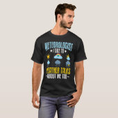 T-shirt Météorologue Aime Météo Parle De Moi (Devant entier)