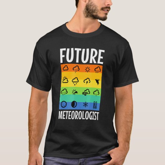 T-shirt Météorologue futur 2 (Devant)