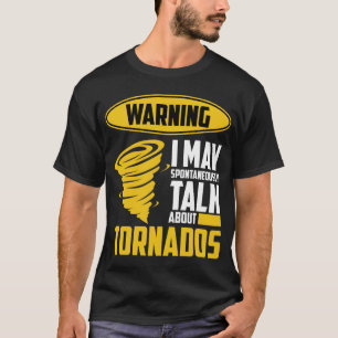 T-shirt Météorologue Tornado Lover Météorologue Mété