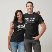 T-shirt Méthode de calcul | Funny Algebra (Unisexe)