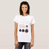 T-shirt Méthode de dessin d'oseille (Devant entier)