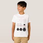 T-shirt Méthode de dessin d'oseille de bois (Devant entier)