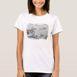 T-shirt Méthode indienne de pêche à la baleine, d'un