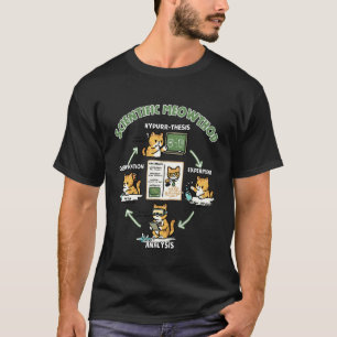 T-shirt Méthode Scientifique de Miaou Chat Drôle Pun Scien