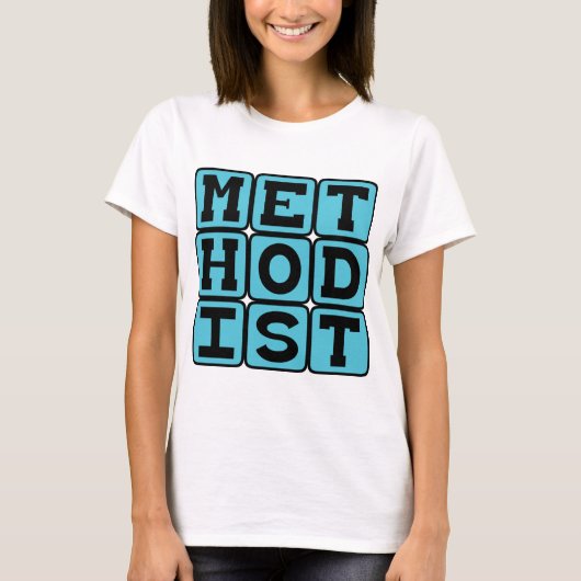 T-shirt Méthodiste, christianisme protestant (Devant)