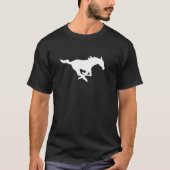 T-shirt Méthodiste du sud UEM Mustangs traditionnel (Devant)