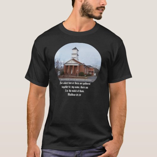 T-SHIRT MÉTHODISTE UNI PAR BOONVILLE CHURCH-T-SHIRT (Devant)
