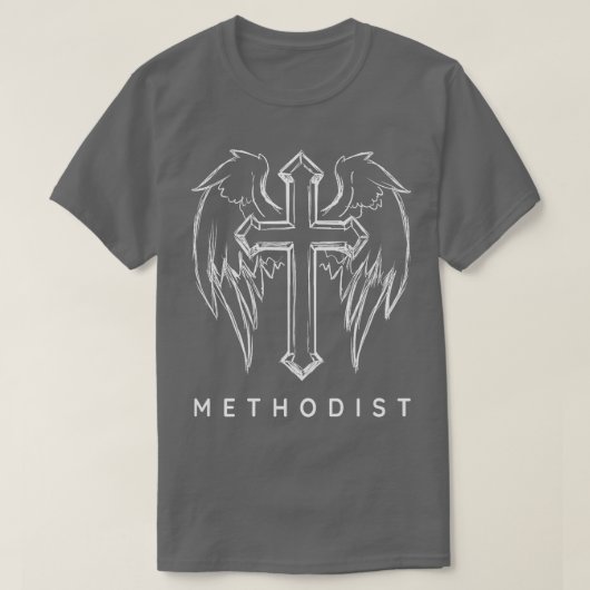 T-shirt Méthodistes Classique Méthodiste Chrétien Moderne (Design devant)
