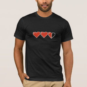 T-shirt mètre du coeur 8bit