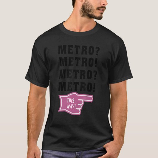 T-shirt métro (Devant)
