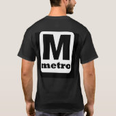 T-shirt Metroblack (Dos)