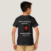 T-shirt Mets l'armure de Dieu T-shirt. (Dos entier)