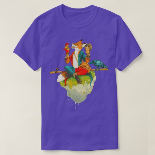T-shirt MettAa le Fox Vulpine Vivimancer (Design devant)