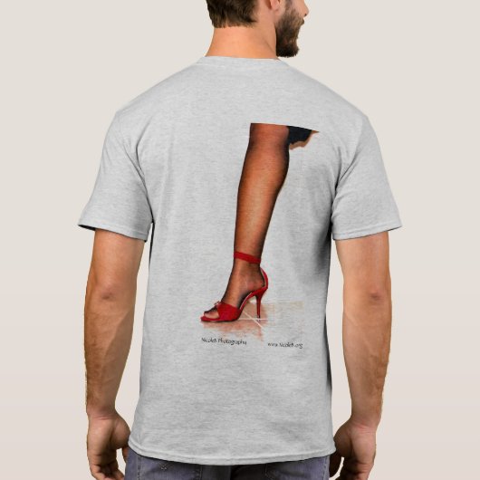 T-shirt Mettez dessus vos chaussures rouges (Dos)