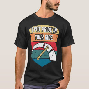 T-shirt Mettez la fierté dans le conducteur de mécanicien
