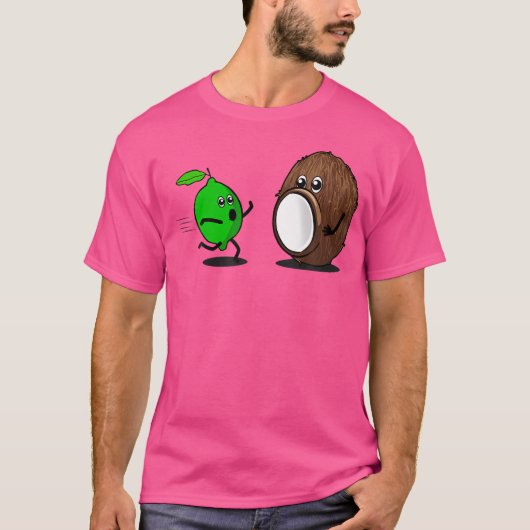 T-shirt Mettez Le Lime Dans Le Coco Funny Running Lime (Devant)