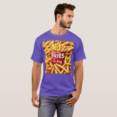 T-shirt Mettez les frites dans le sac (Devant entier)