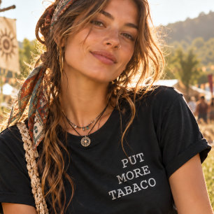 T-shirt Mettez Plus De Tabac Drôle Portugais