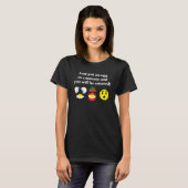 T-shirt Mettez un oeuf dans une tomate et vous serez surpr (Devant entier)