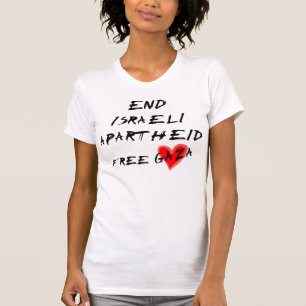 T-shirt Mettre fin à l'apartheid israélien