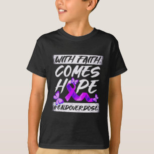T-shirt Mettre fin à l'overdose avec la foi vient espoir v