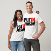 T-shirt Mettre Poutine en prison (Unisexe)