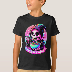 T-shirt Meurtre Halloween Skeleton La Faucheuse Grim E