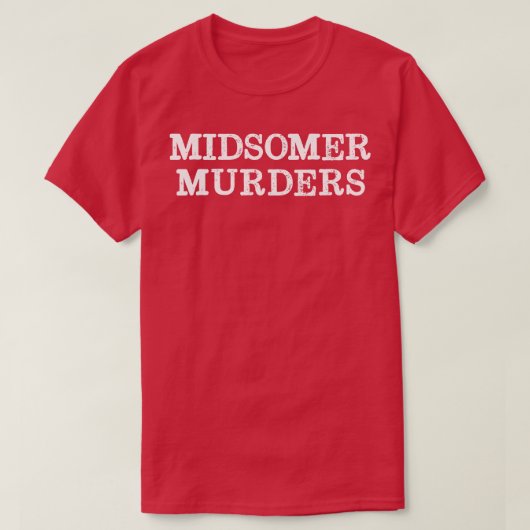T-shirt Meurtres de Midsomer (Design devant)