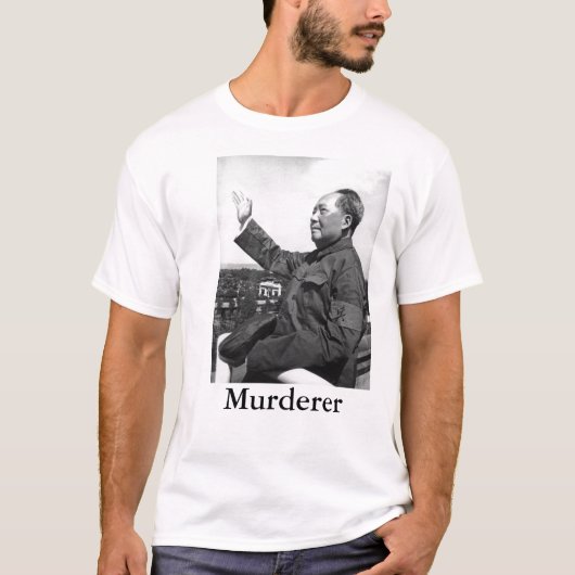 T-shirt Meurtrier de Mao Zedong (Devant)