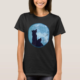 T-shirt Meute de loups de Howling Predator Forest Animal M