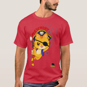 T-shirt Mewtiny Une mutinerie de chat pirate