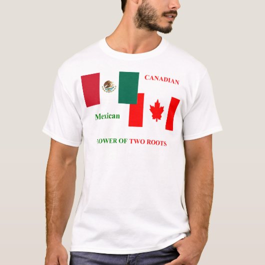 T-SHIRT MEXICAIN-CANADIEN (Devant)