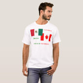 T-SHIRT MEXICAIN-CANADIEN (Devant entier)