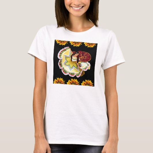 T-shirt mexicain de danseur (Devant)