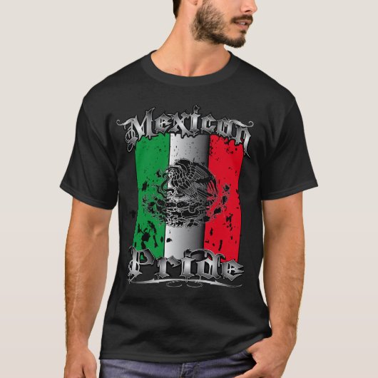 T-shirt mexicain de tatouage de fierté mexicaine (Devant)