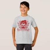 T-shirt Mexicain d'enfants (rouge) (Devant entier)