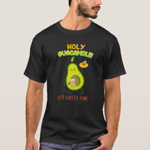 T-shirt Mexicain Dit La Sainte Guacamole Son Temps De Fies