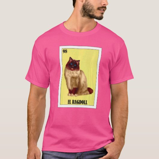 T-shirt Mexicain pour les propriétaires de chats El Ragdol (Devant)